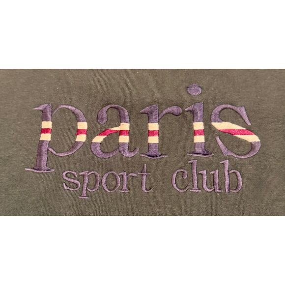 Vintage Paris Sport Club Crewneck Sweatshirt Green Size XL Women - Picture 2 of 5